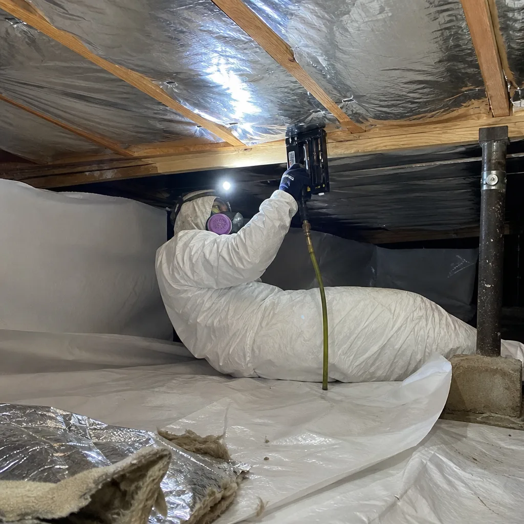 Blown-In Insulation in Compton